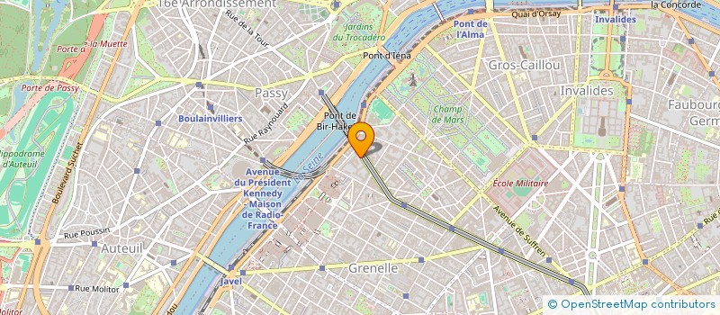 localisation de l'entreprise ERAMET INTERNATIONAL à PARIS