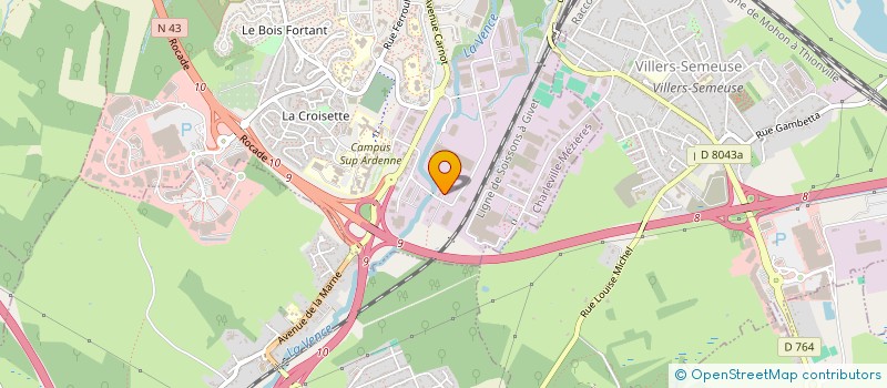 localisation de l'entreprise ERAMIN à CHARLEVILLE-MEZIERES