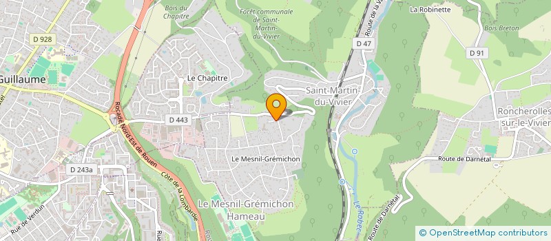 localisation de l'entreprise ERAMM 1  SAINT-MARTIN-DU-VIVIER