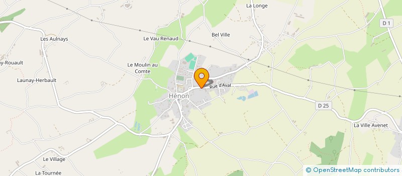 localisation de l'entreprise ERANAT à HENON