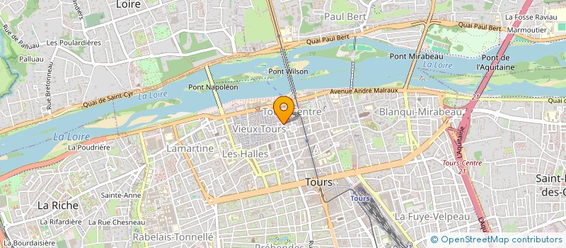 localisation de l'entreprise ERANE  TOURS