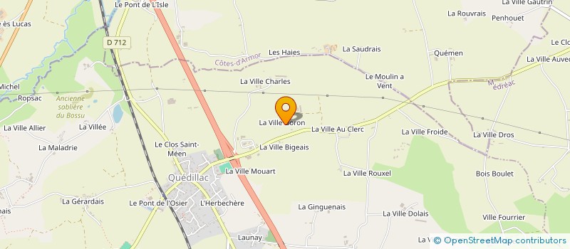 localisation de l'entreprise ERANJOME  QUEDILLAC