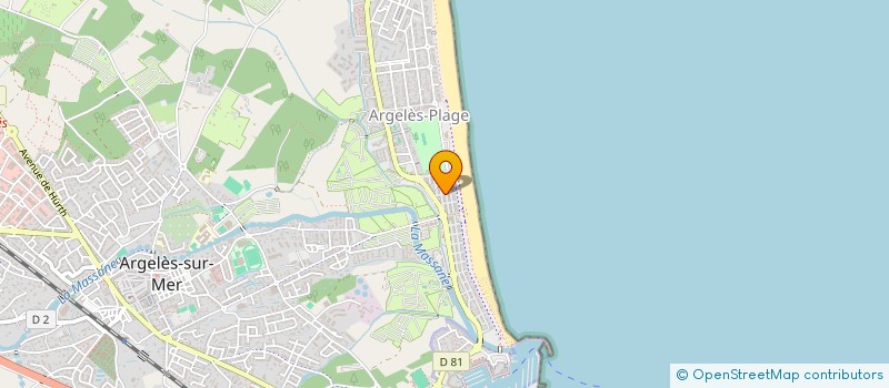 localisation de l'entreprise ERANO  ARGELES-SUR-MER