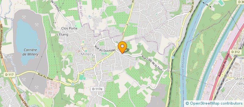 localisation de l'entreprise ERARD  MILLERY