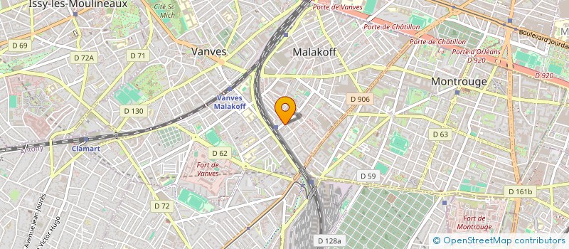 localisation de l'entreprise ERAS CONSULTANTS à MALAKOFF