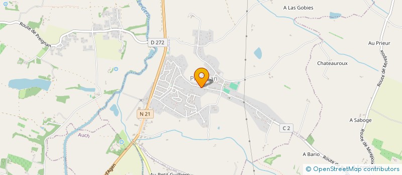 localisation de l'entreprise ERASE  PREIGNAN