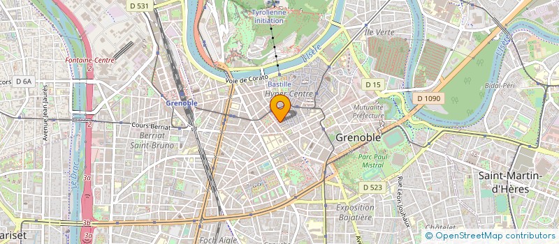 localisation de l'entreprise ERASEROOM à GRENOBLE
