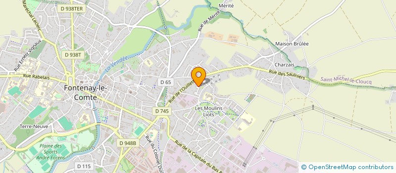 localisation de l'entreprise ERASLE  FONTENAY-LE-COMTE