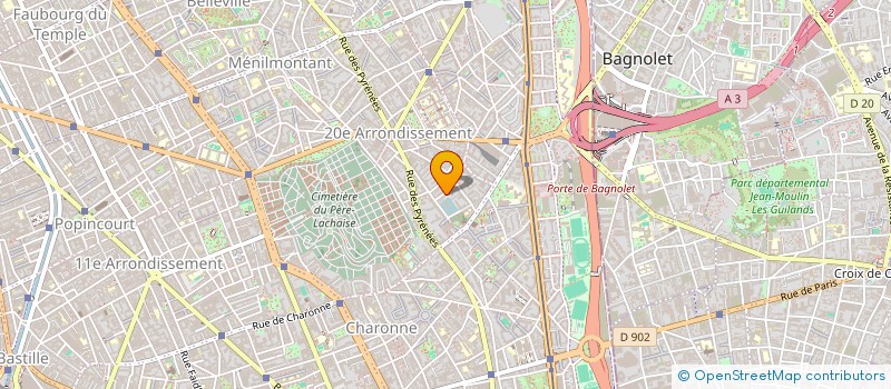 localisation de l'entreprise ERASME  PARIS