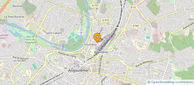 localisation de l'entreprise ERASME à ANGOULEME