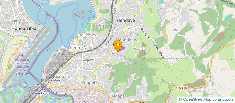 localisation de l'entreprise ERASMUS PAYS BASQUE à HENDAYE