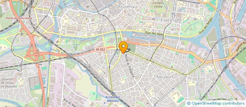 localisation de l'entreprise ERATHIA  STRASBOURG