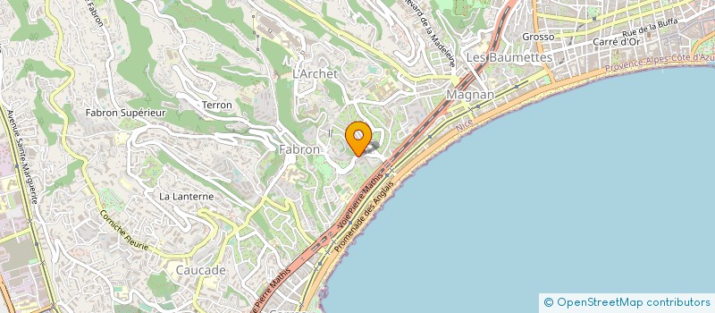 localisation de l'entreprise ERATO à NICE
