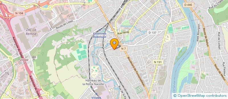 localisation de l'entreprise ERATOMBE à CORBEIL-ESSONNES