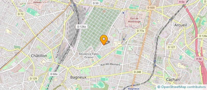 localisation de l'entreprise ERATOME à BAGNEUX