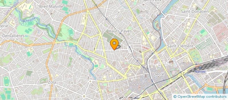 localisation de l'entreprise ERAUD CAPITAL à NANTES