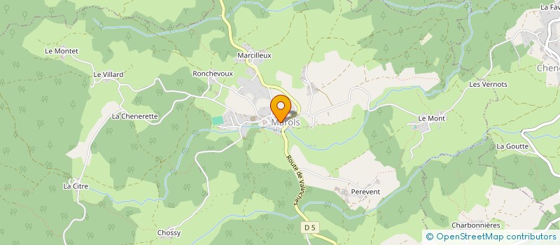 localisation de l'entreprise ERAUMEL  MAROLS