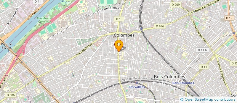 localisation de l'entreprise ERAUTO à COLOMBES