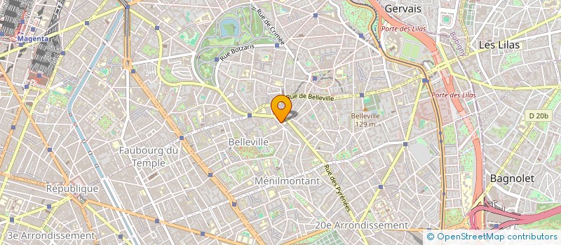 localisation de l'entreprise ERAV  PARIS