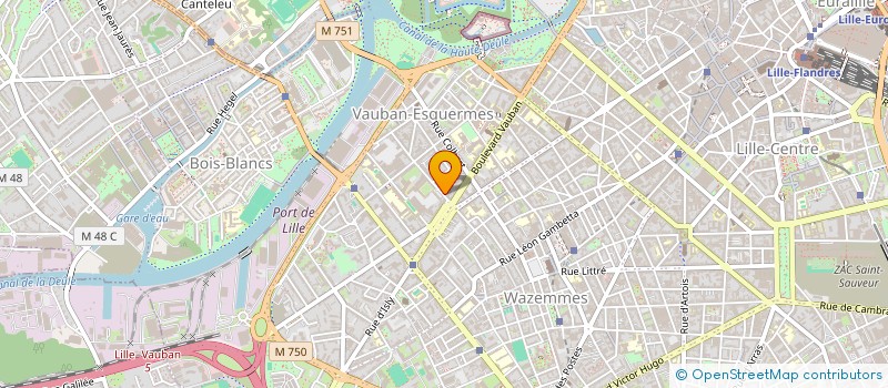 localisation de l'entreprise ERAW à LILLE