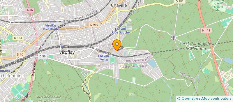 localisation de l'entreprise ERAWATI à CHAVILLE