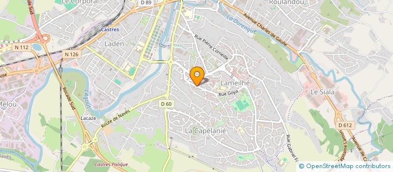 localisation de l'entreprise ERAY BAT  CASTRES