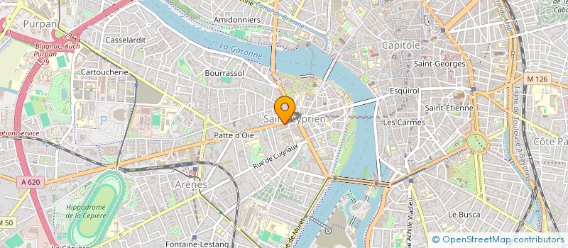 localisation de l'entreprise ERAZAL à TOULOUSE