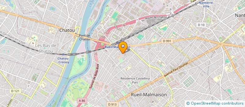 localisation de l'entreprise ERB à RUEIL-MALMAISON