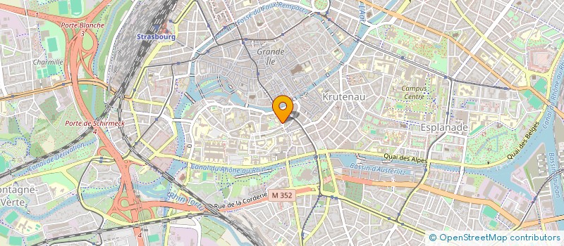 localisation de l'entreprise ERB  STRASBOURG