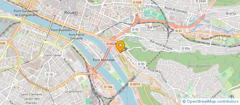 localisation de l'entreprise ERB ENTREPRISE RENOVATION EN BATIMENTS à ROUEN