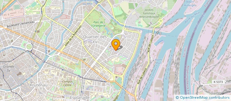 localisation de l'entreprise ERB HOLDING à STRASBOURG