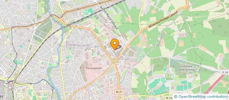 localisation de l'entreprise ERBA DIAGNOSTICS FRANCE à CASTELNAU-LE-LEZ