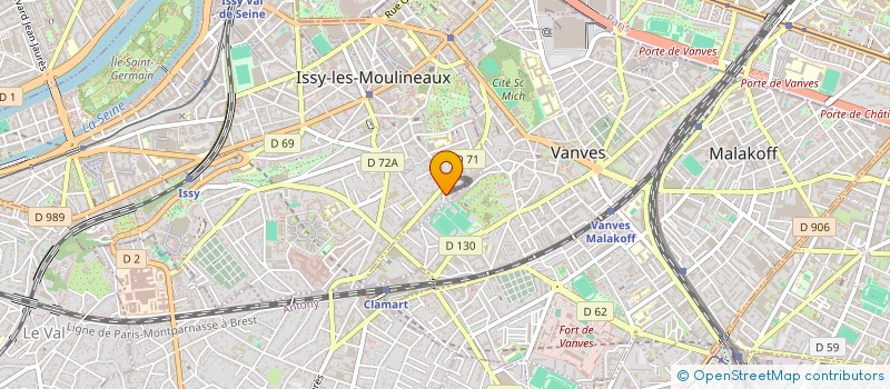 localisation de l'entreprise ERBAG à ISSY-LES-MOULINEAUX