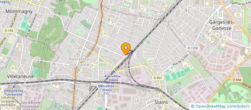 localisation de l'entreprise ERBAT à PIERREFITTE-SUR-SEINE