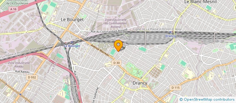 localisation de l'entreprise ERBAT  DRANCY