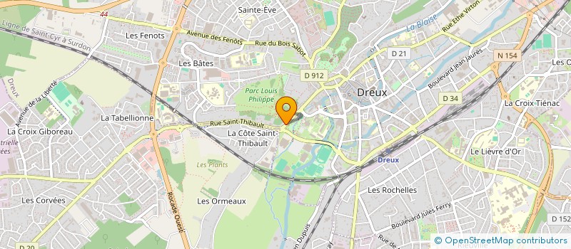 localisation de l'entreprise ERBAT à DREUX