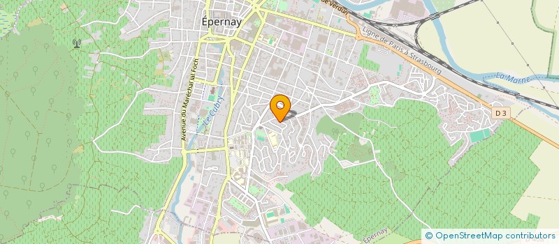 localisation de l'entreprise ERBAY à EPERNAY