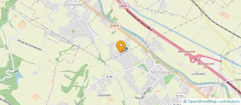 localisation de l'entreprise ERBC TOULOUSE  BAZIEGE