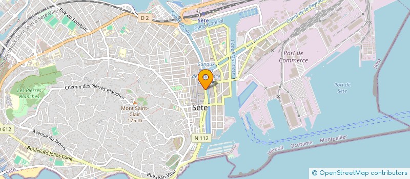 localisation de l'entreprise ERBE ESPACE DE LA CHAUSSURE à SETE