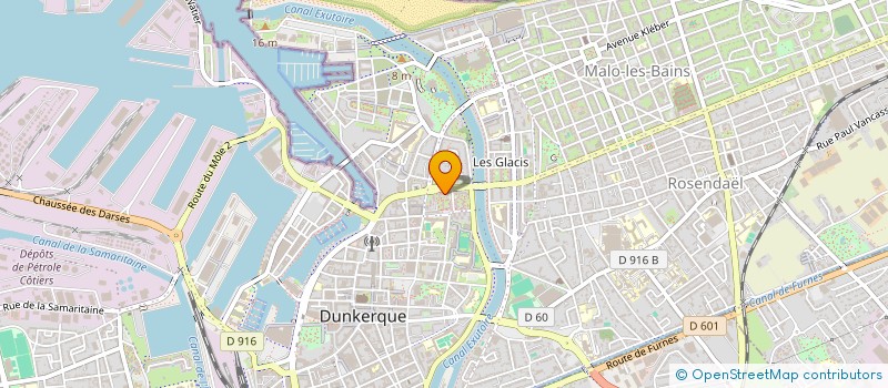 localisation de l'entreprise ERBEC à DUNKERQUE