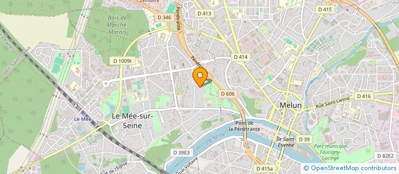 localisation de l'entreprise ERBILLER  LE MEE-SUR-SEINE