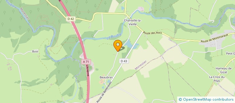 localisation de l'entreprise ERBO-SANTO  TAXAT-SENAT