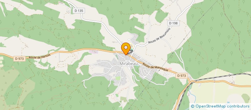 localisation de l'entreprise ERC à MIRABEAU