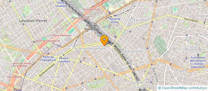 localisation de l'entreprise ERC  PARIS