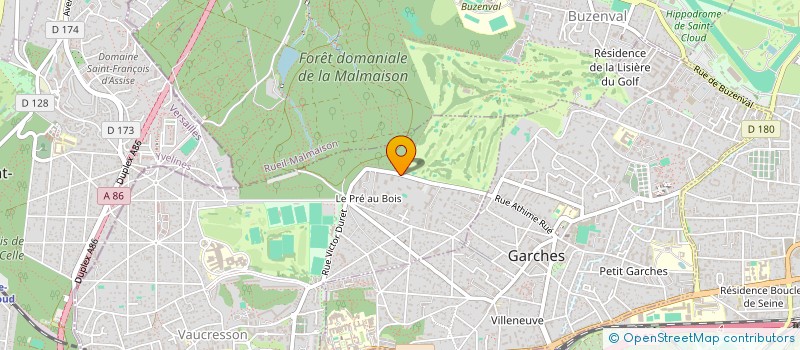 localisation de l'entreprise ERC  VAUCRESSON