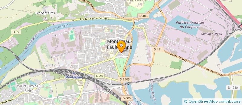 localisation de l'entreprise ERC à AUBERVILLIERS