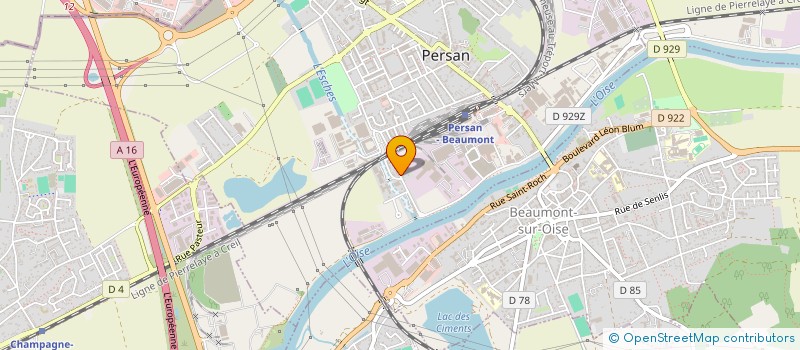 localisation de l'entreprise ERC GROUPE  GROSLAY