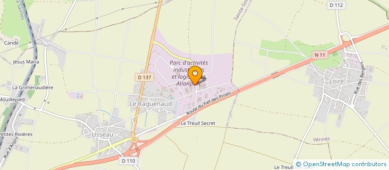 localisation de l'entreprise ERC HARRANGER à SAINTE-SOULLE
