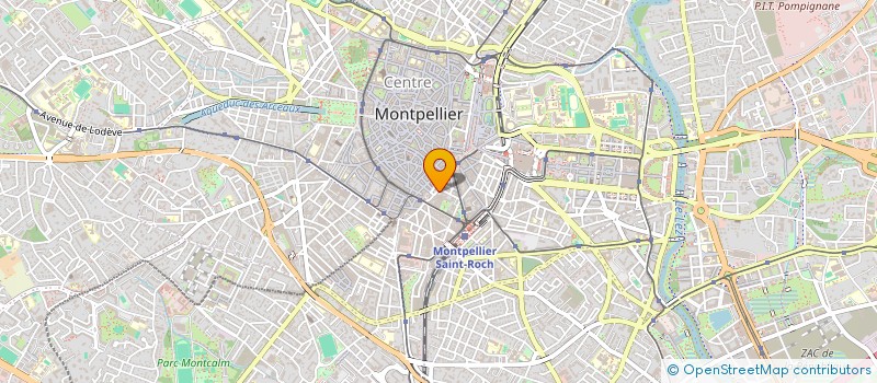 localisation de l'entreprise ERC IMMOBILIER à MONTPELLIER
