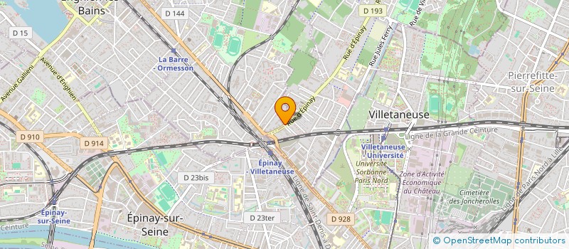 localisation de l'entreprise ERC PARTNERS  DEUIL-LA-BARRE